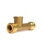 Quickfitting 1/2in Push-to-Connect x 1/2in Push-to-Connect x 1/2in FNPT Brass Female Slip Tee Adapter Fitting LF8147FR - alternate 2